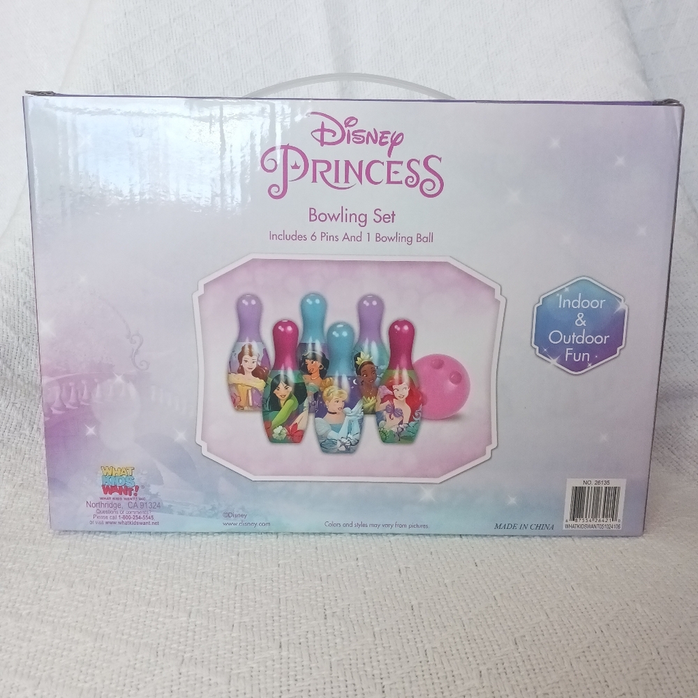 Disney Princess Bowling Set Age 2+ - Picture 3 of 8